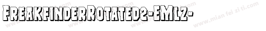 FreakfinderRotated2-EMlz字体转换