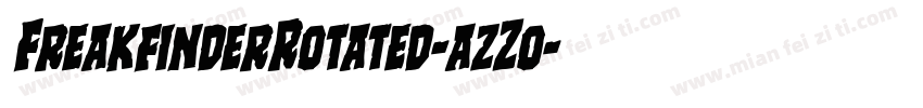 FreakfinderRotated-azZo字体转换