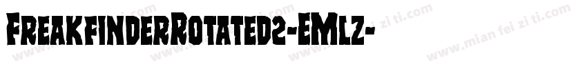 FreakfinderRotated2-EMlz字体转换