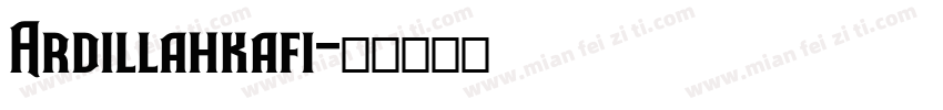 Ardillahkafi字体转换
