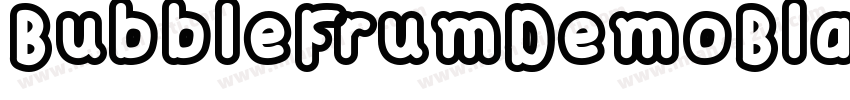 BubbleFrumDemoBlack-rgvAB字体转换