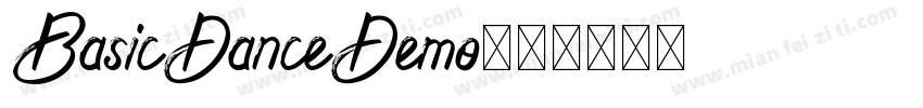 BasicDanceDemo字体转换