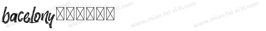 bacelony字体转换