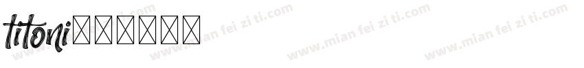 titoni字体转换