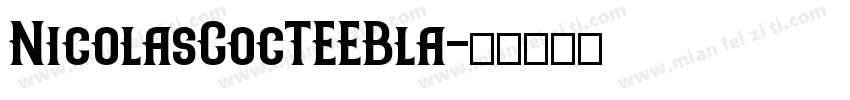 NicolasCocTEEBla字体转换