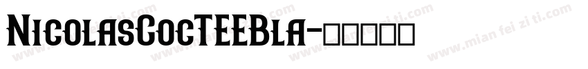 NicolasCocTEEBla字体转换