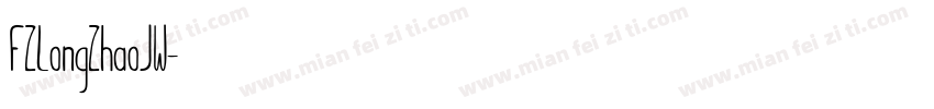 FZLongZhaoJW字体转换