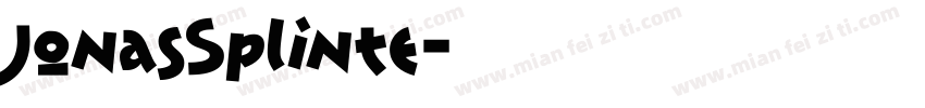 JonasSplinte字体转换
