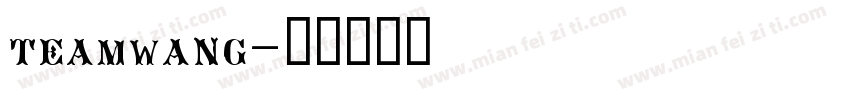 teamwang字体转换