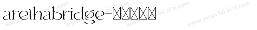 arethabridge字体转换