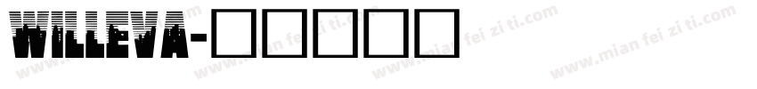 willeva字体转换