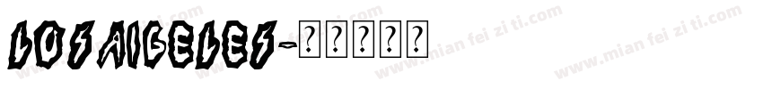 losaigeles字体转换