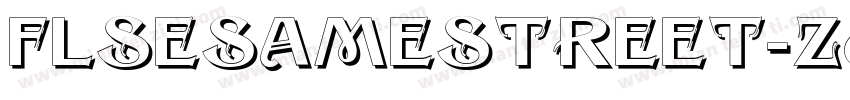 FlSesameStreet-ZJZK字体转换