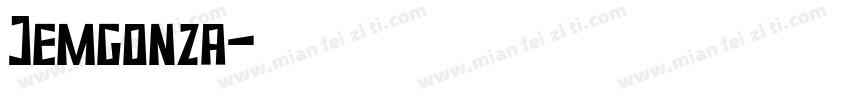 Jemgonza字体转换