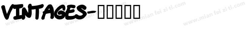 Vintages字体转换