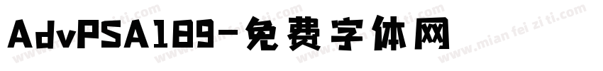 AdvPSA189字体转换