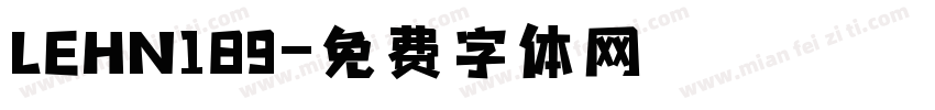LEHN189字体转换