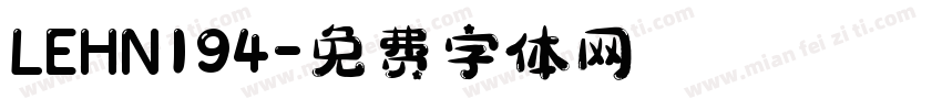 LEHN194字体转换