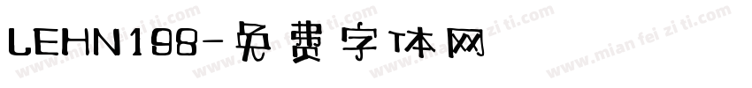 LEHN198字体转换