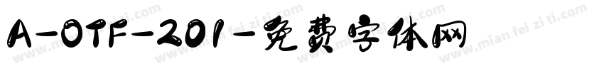 A-OTF-201字体转换