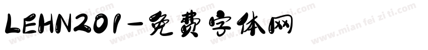 LEHN201字体转换
