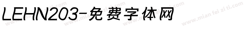 LEHN203字体转换