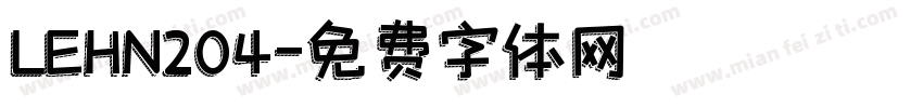 LEHN204字体转换