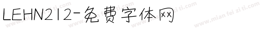 LEHN212字体转换