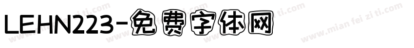 LEHN223字体转换