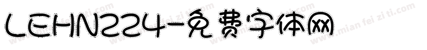 LEHN224字体转换