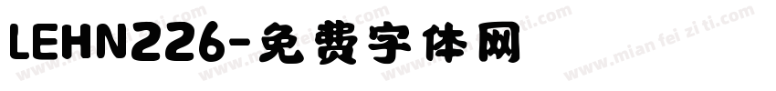 LEHN226字体转换