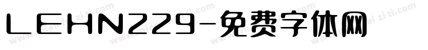 LEHN229字体转换