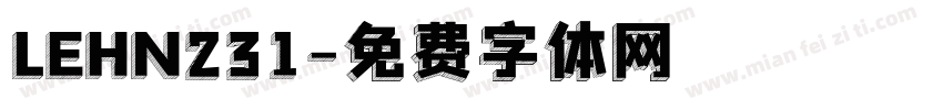 LEHN231字体转换