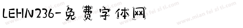 LEHN236字体转换