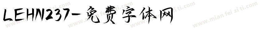 LEHN237字体转换