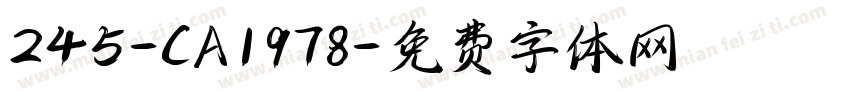 245-CA1978字体转换