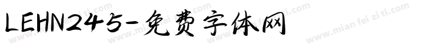 LEHN245字体转换