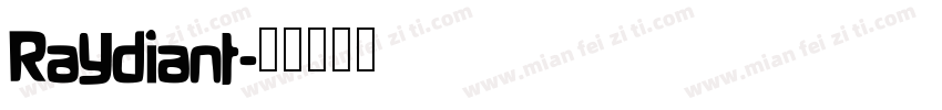 Raydiant字体转换
