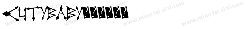 CUTYBABY字体转换