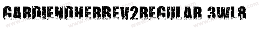 Gardiendherbev2Regular-3wL8字体转换