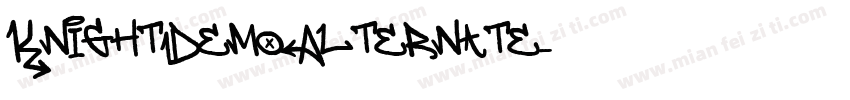 KnightDemoAlternate字体转换