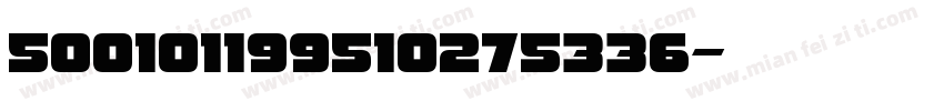 500101199510275336字体转换