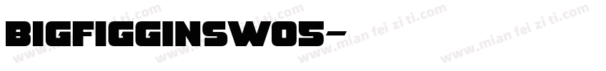 BigFigginsW05字体转换