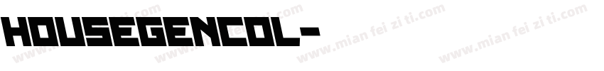 HouseGenCol字体转换