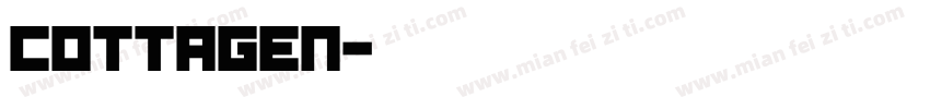 COTTAGEN字体转换
