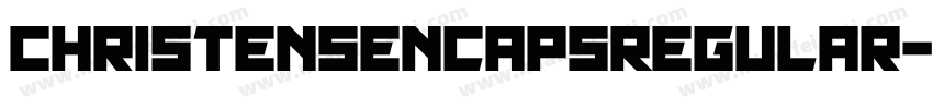 ChristensencapsRegular-515Z字体转换