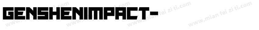 Genshenimpact字体转换