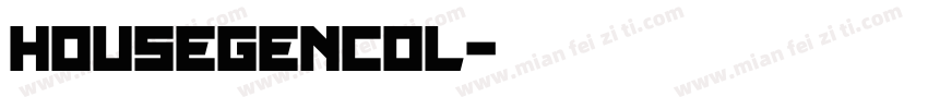 HouseGenCol字体转换