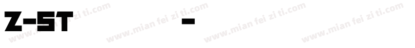 z-st原版改框线字体转换