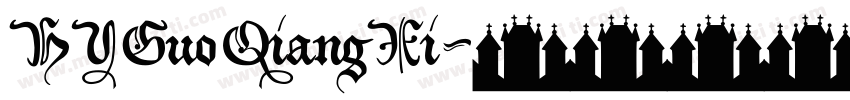HYGuoQiangXi字体转换